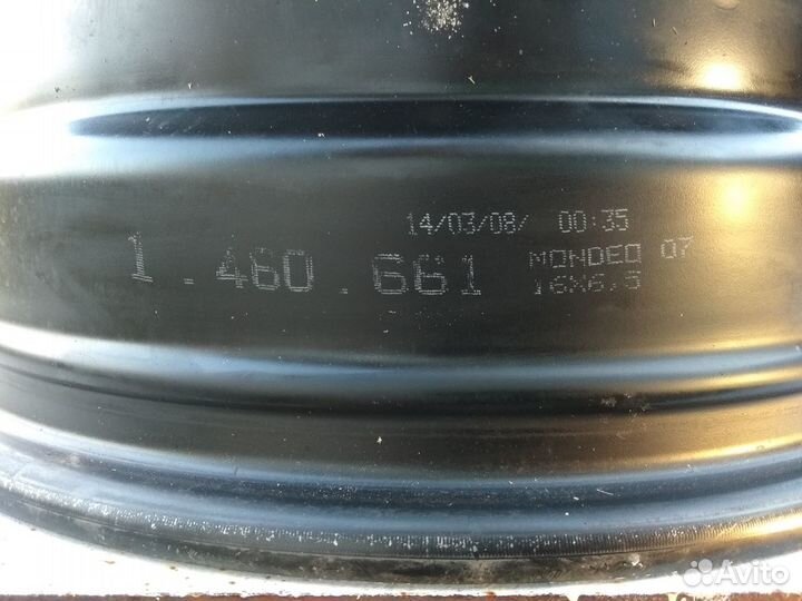 Диск штампованный оригинал Ford focus,mondeo R16