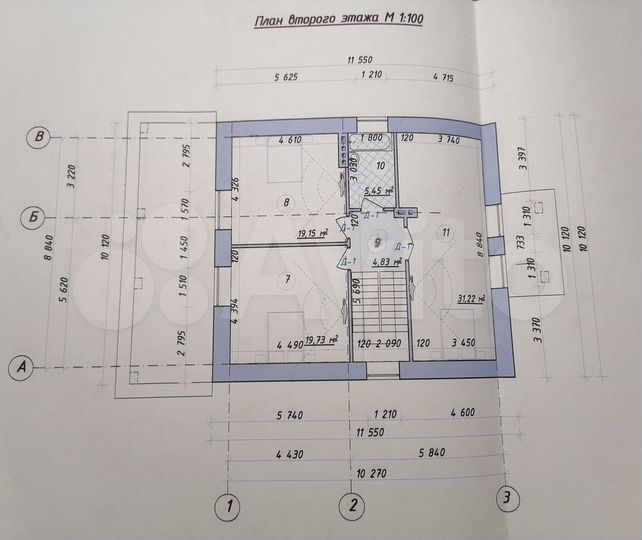Коттедж 195 м² на участке 5,7 сот.