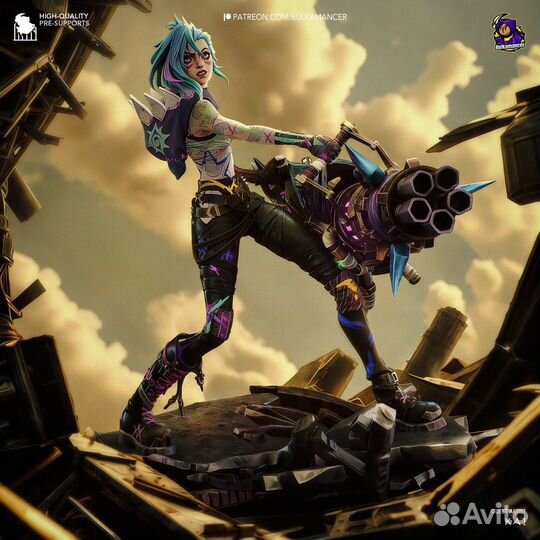 Фигурка Jinx из сериала Arcane