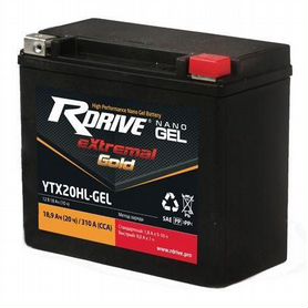 Аккумулятор RDrive eXtremal 18Ач обр.пол.YTX20HL