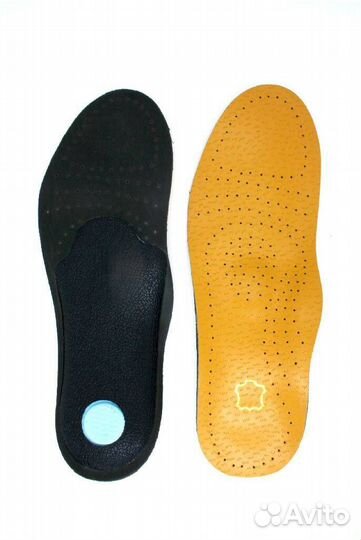 Стельки ортопедические кожаные от плоскостопия