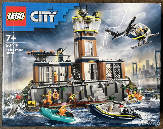 Lego City 60419 Полицейский тюремный остров