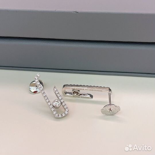 Messika серьги из золота 750 пробы и бриллиантов