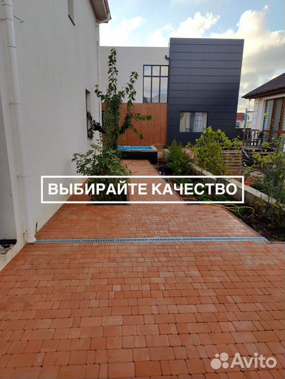 Укладка тротуарной плитки / брусчатки, с гарантией