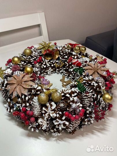 Рождественский венок эксклюзив