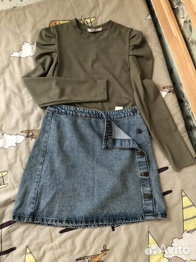 Юбка джинсовая