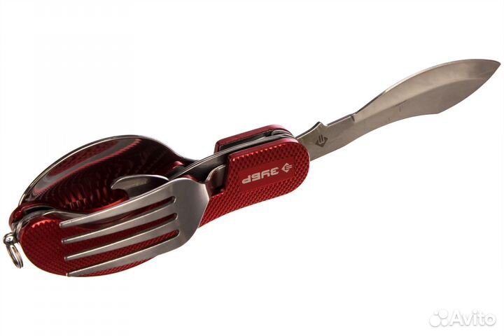 Ложка вилка нож в чехле Зубр