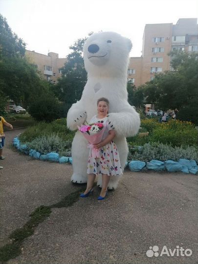 Белый и бурый мишка поздравление