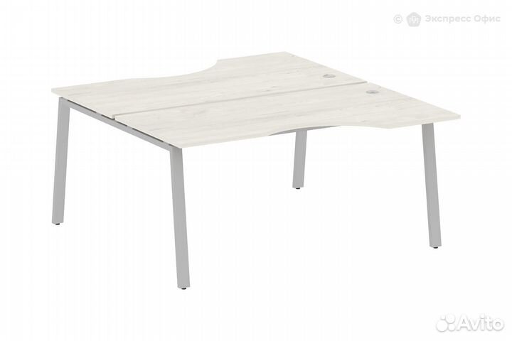 Стол-бенч двойной криволинейный Metal system style