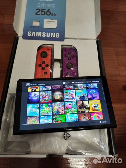 Новый прошитый Switch oled Pokemon edition 256 гб