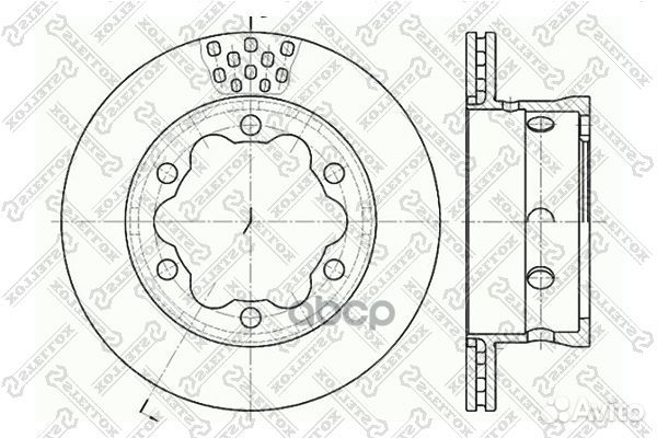 Диск торм. зад. MB Sprinter, VW LT 96 60203344