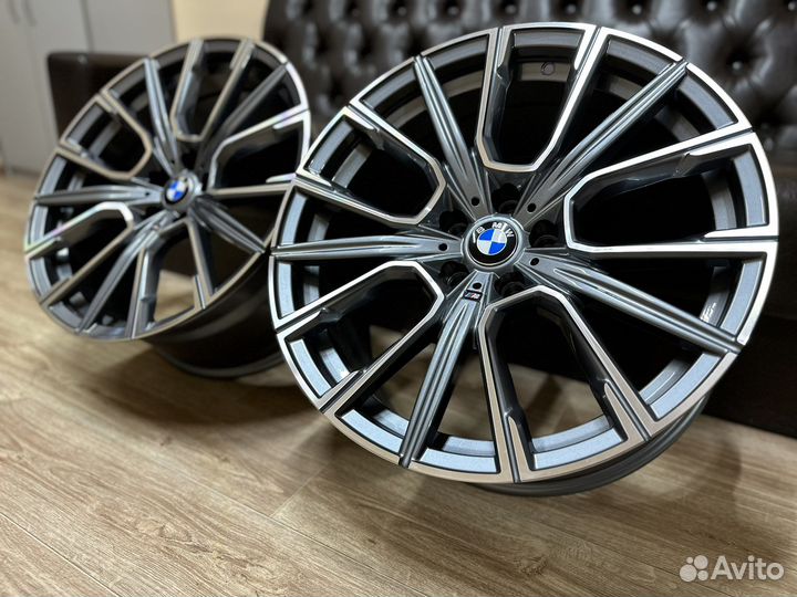 Разниширокие диски bmw G R19 5-112