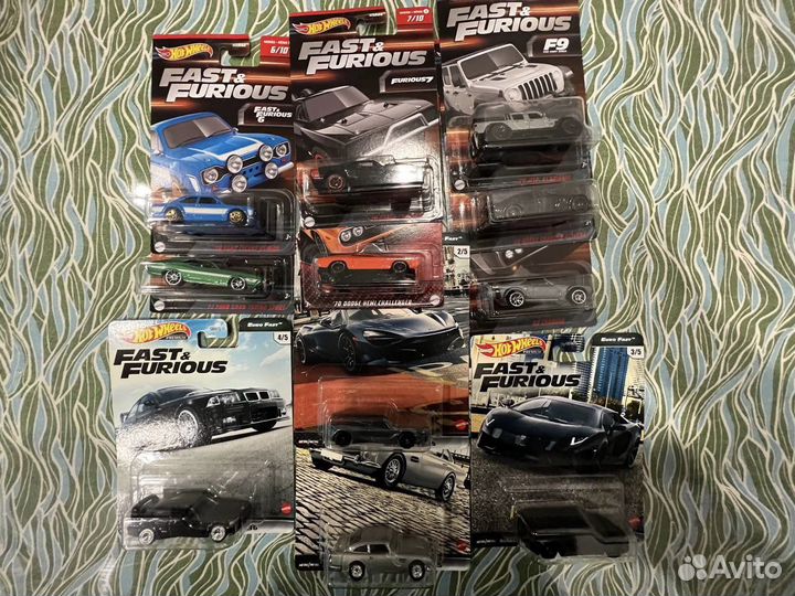Hot wheels модели premium. Форсаж. 2023
