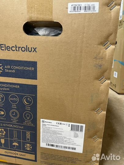 Сплит система (кондиционер ) Electrolux 07 on/off