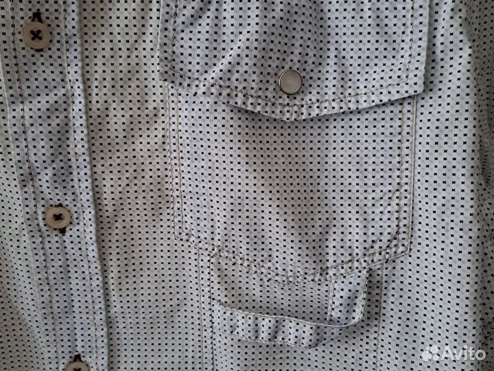 Рубашка мужская Zara XL с длинным рукавом