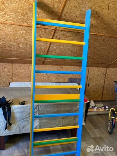 Детская шведская стенка деревянная