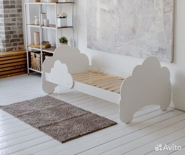 Детская кровать от 3 лет с бортиками