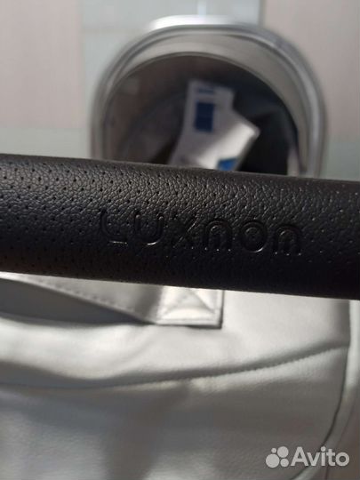 Коляска 3 в 1 luxmom кожзам