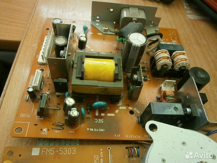 Платы с полупроводниками и эл. мотором