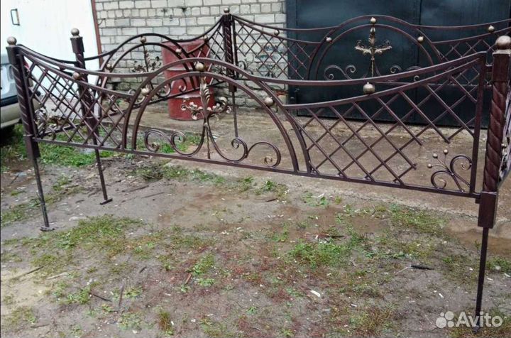 Ограда на могилу. Холодная ковка нн