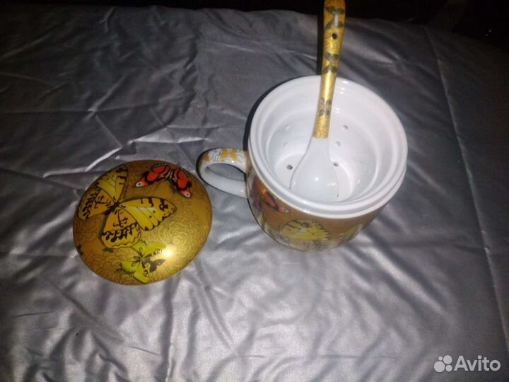 Кружка чайная Фарфоровая