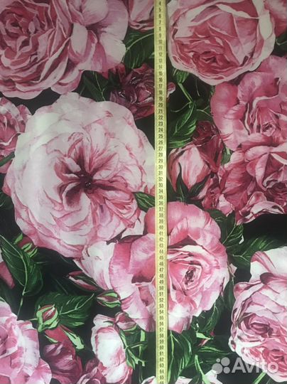 Ткань отрез шелк dolche gabbana