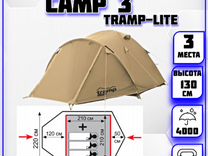 Палатка 3-местная Camp 3 Tramp-Lite (песок)