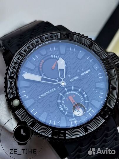 Мужские часы Ulysse Nardin Maxi Marine Diver Black