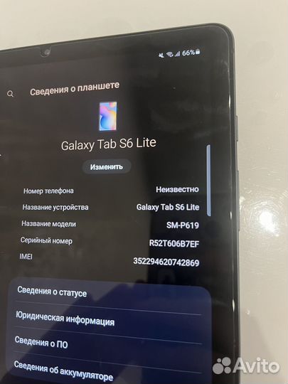 Планшет samsung galaxy tab s6 lite
