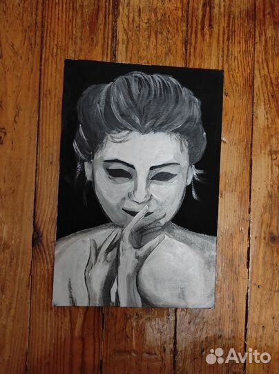 Картина акрилом на холсте