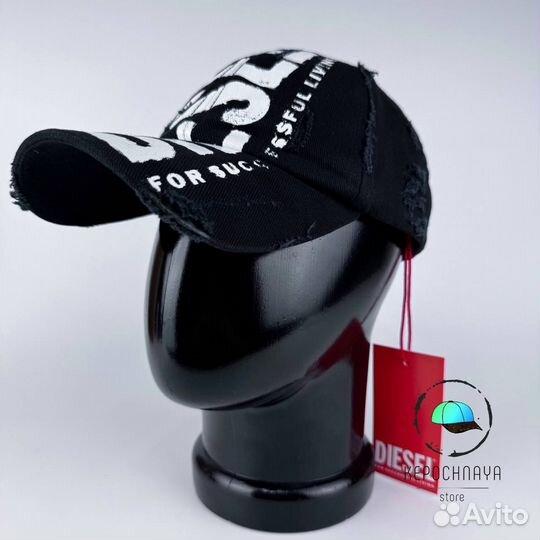 Кепка Diesel Джинсовая мягкая премиум