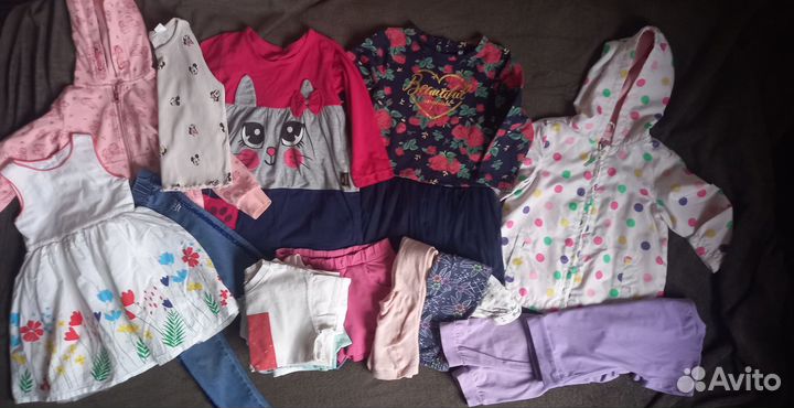 Пакет одежды для девочки 98-110