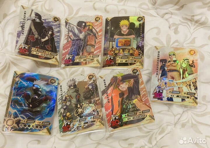 Карточки наруто