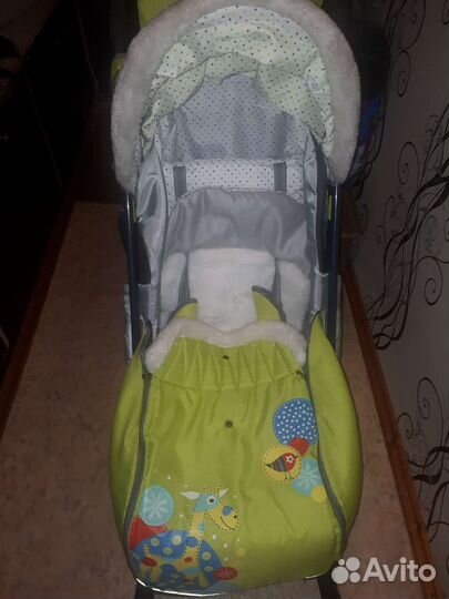 Детские санки коляска