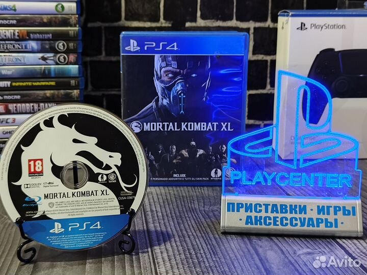 Mortal Kombat xl PS4 диск