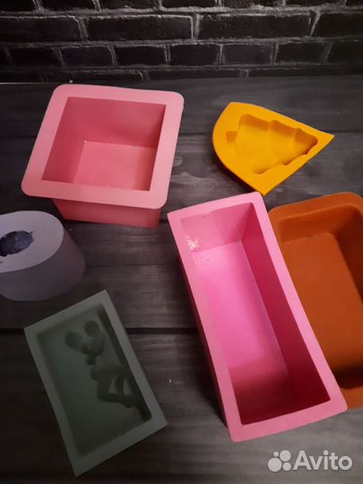 Силиконовые формы для мыла (35 шт)