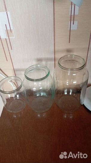 Стеклянные банки 1.5л,1,0л,0.5л