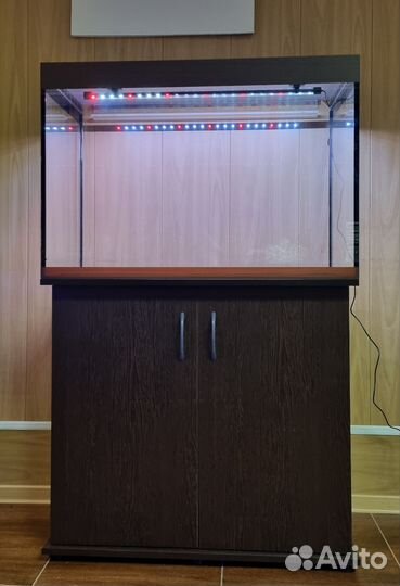 Аквариум 140 л с тумбой