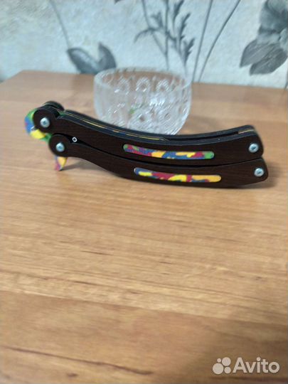 Деревянный Ножик бабочка