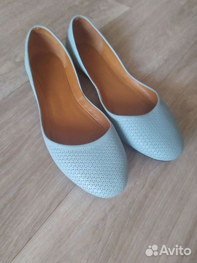 Балетки натуральная кожа 39 размер