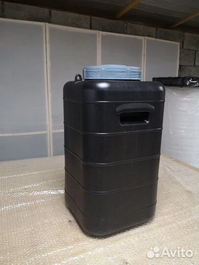 Бочка техническая, бытовая, квадратная, 50 л
