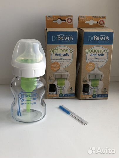 Бутылочка dr browns стекло