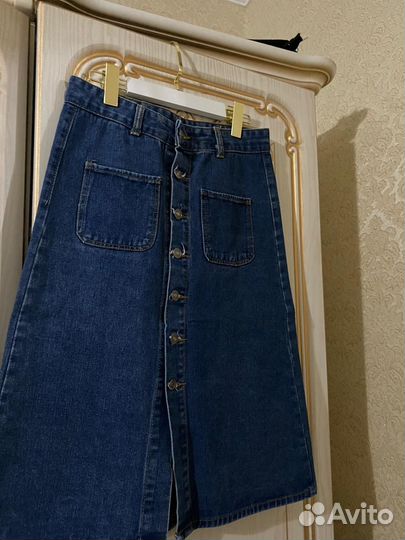 Юбка джинсовая