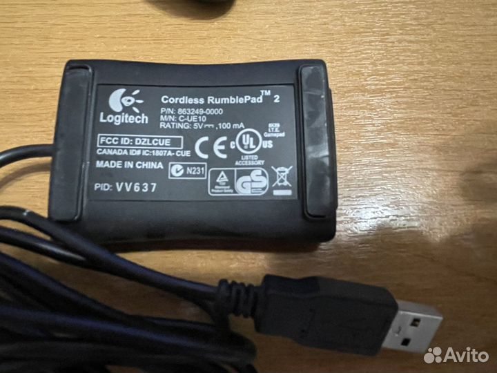 Джойстик Logitech Cordless RumblePad 2