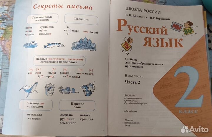 Русский язык 2 класс умк Школа России