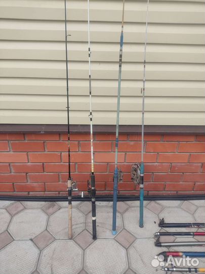 Удочки, спининги