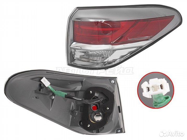 Фонарь задний lexus RX 12-15 RH LED