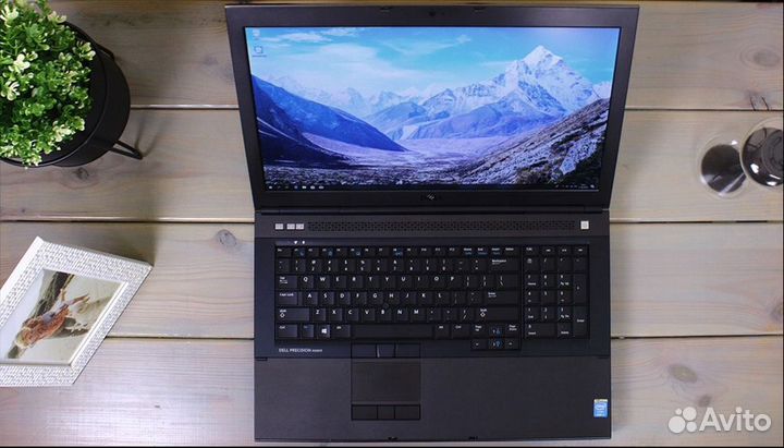 Ноутбук dell 6800 i7 / 32GB / 1TB для видеомонтажа