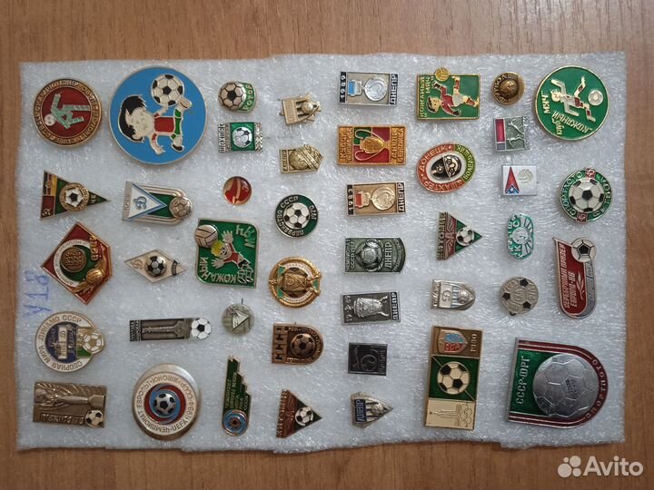 Значки СССР. Футбол. Набор 90 шт