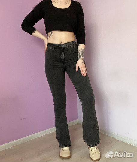 Джинсы женские клеш